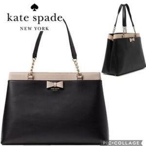 Kate Spade Hancock Park Maryanne Leather Tote Handbag- Good Used Condition